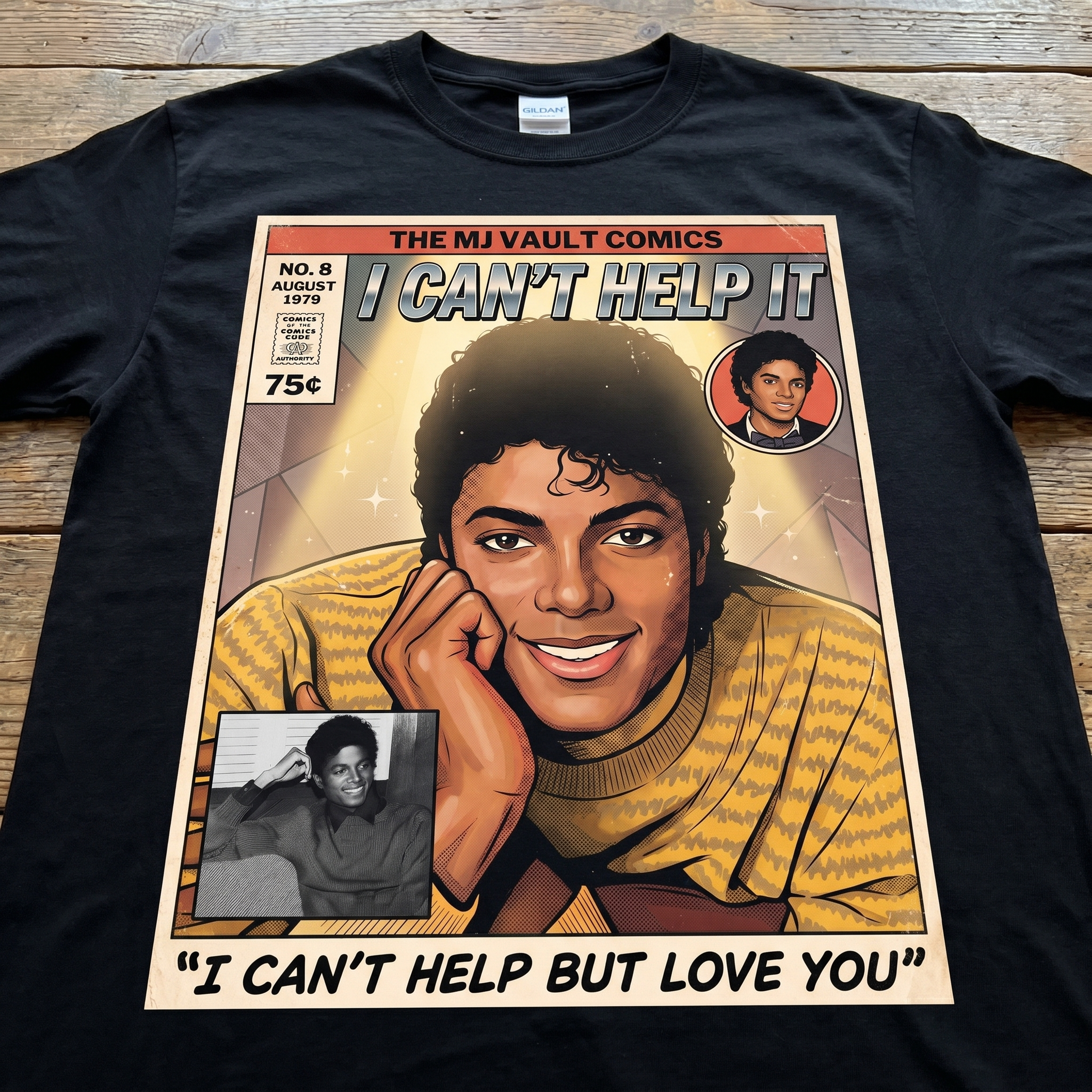 MJ Off The Wall I Can't Help It Tee - design 10