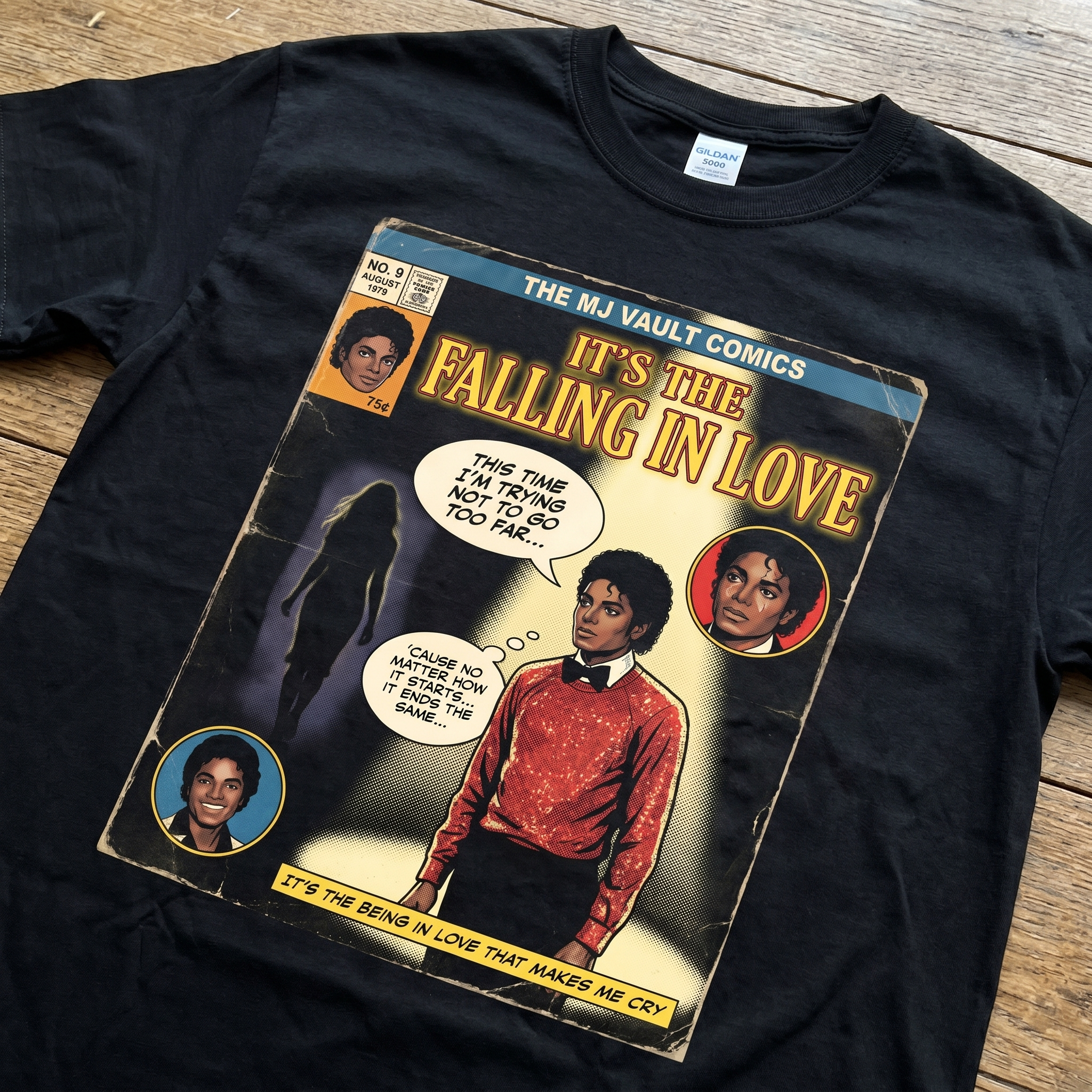 MJ Off The Wall It's the Falling in Love Tee - design 8