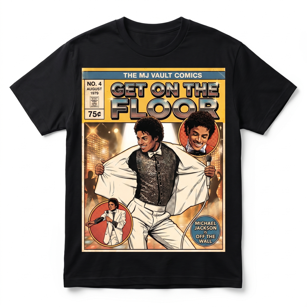MJ Off The Wall Get on the Floor Tee - design 3