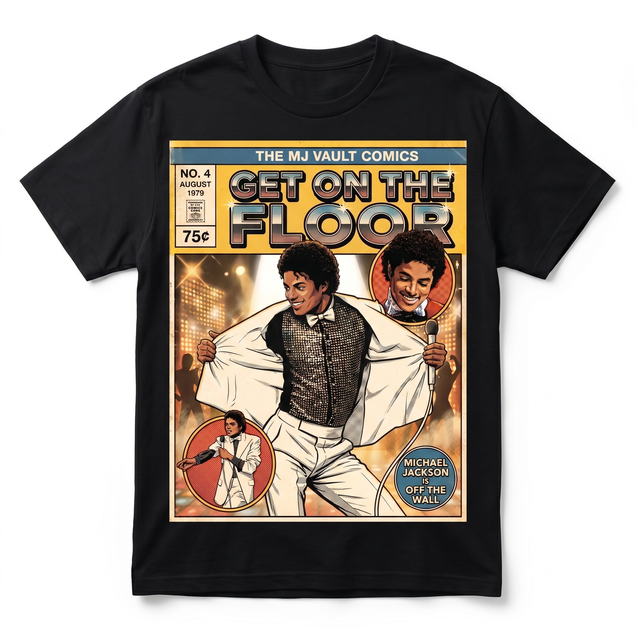 MJ Off The Wall Get on the Floor Tee - design 3