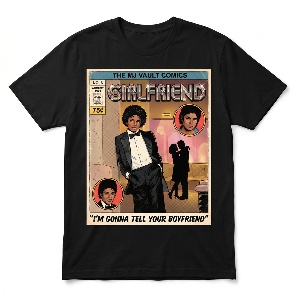 MJ Off The Wall Girlfriend Tee - design 9