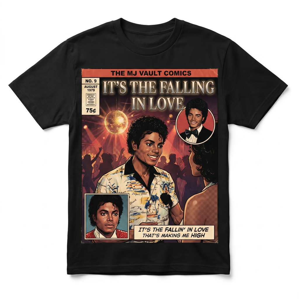 MJ Off The Wall It's the Falling in Love Tee - design 10