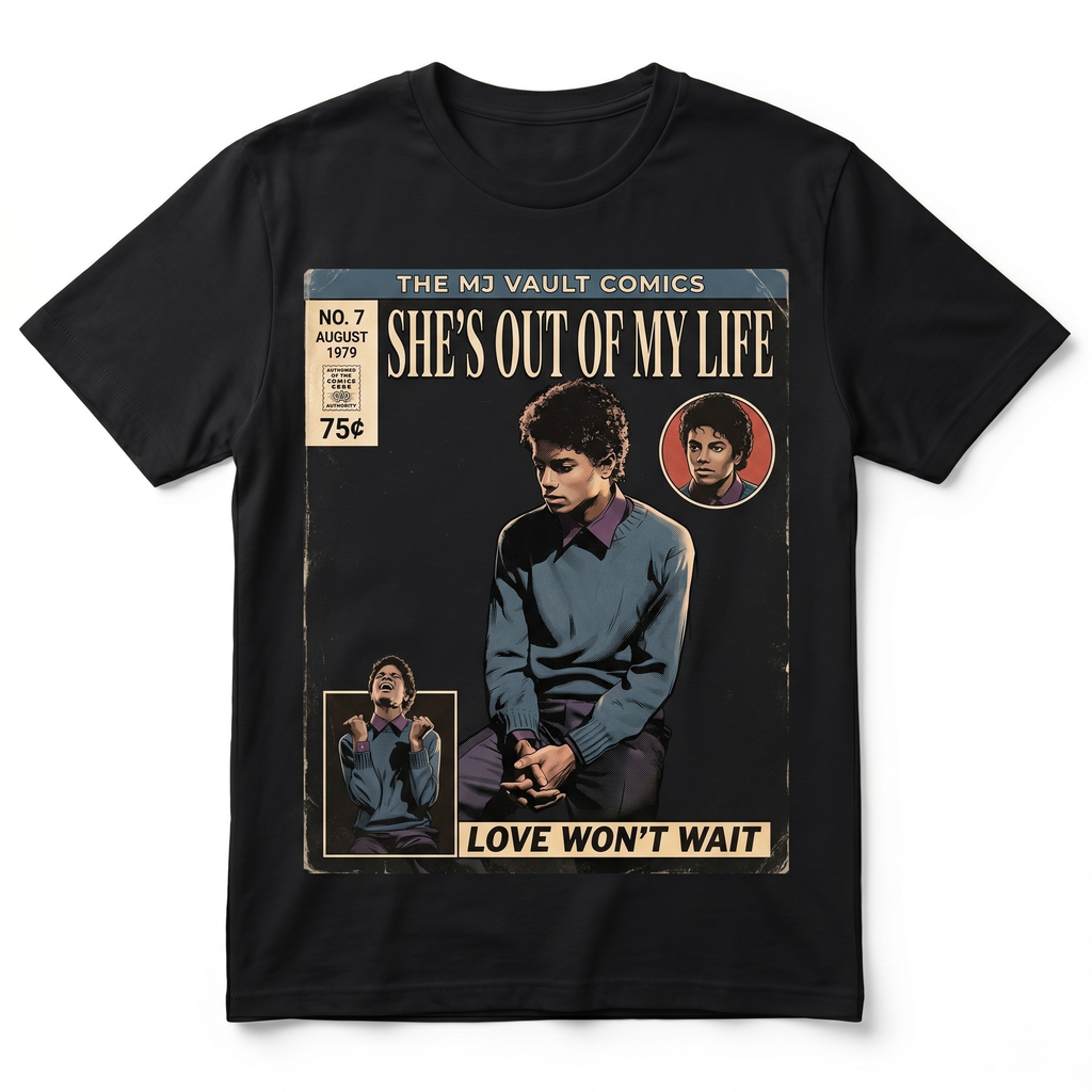 MJ Off The Wall She's Out of My Life Tee - design 4