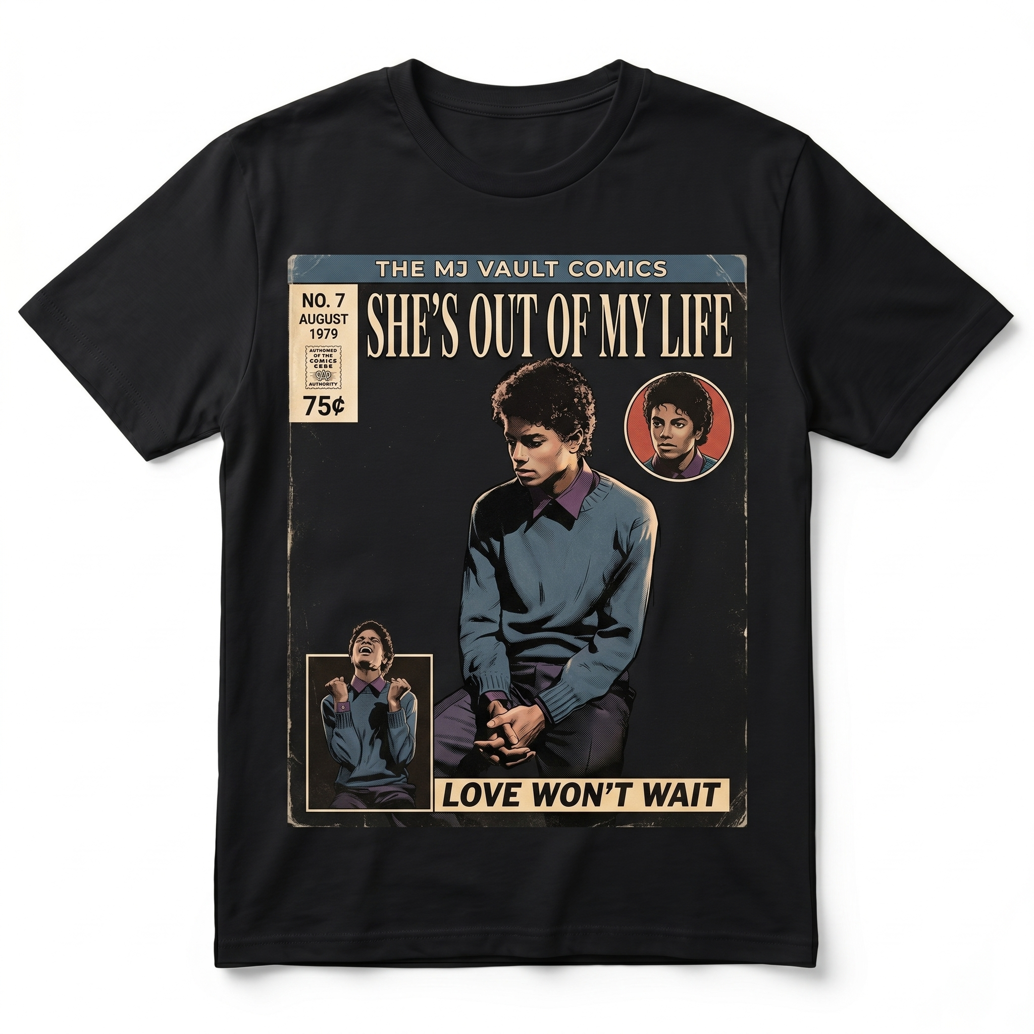 MJ Off The Wall She's Out of My Life Tee - design 4
