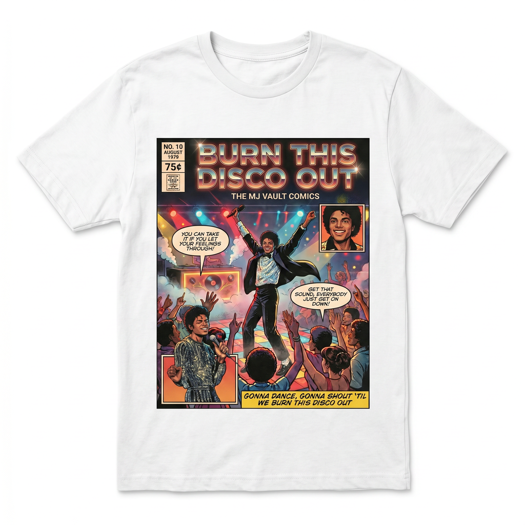 MJ Off The Wall Burn This Disco Out Tee - design 3