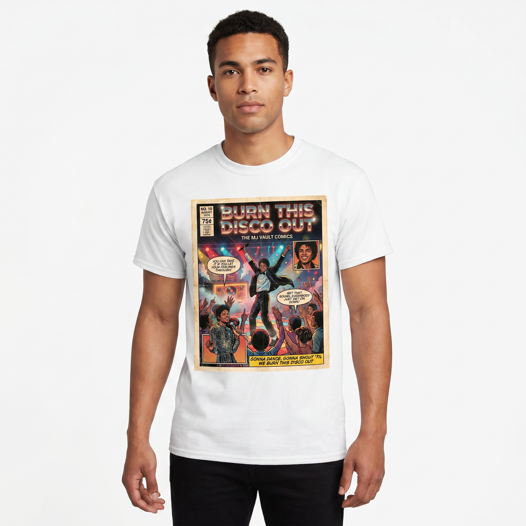 MJ Off The Wall Burn This Disco Out Tee - design 6