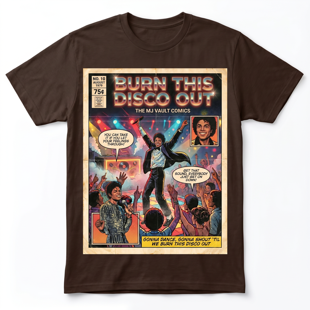 MJ Off The Wall Burn This Disco Out Tee - design 8