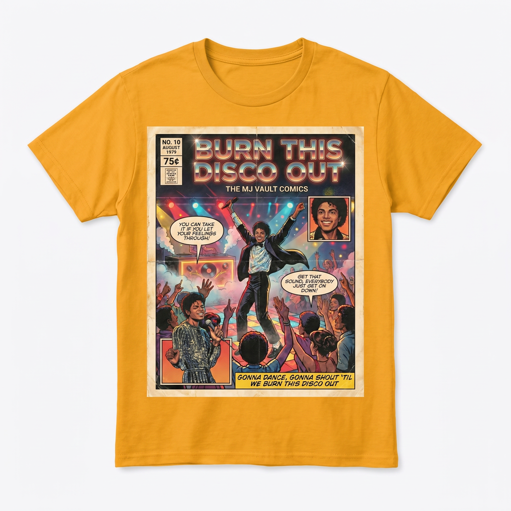 MJ Off The Wall Burn This Disco Out Tee - design 9