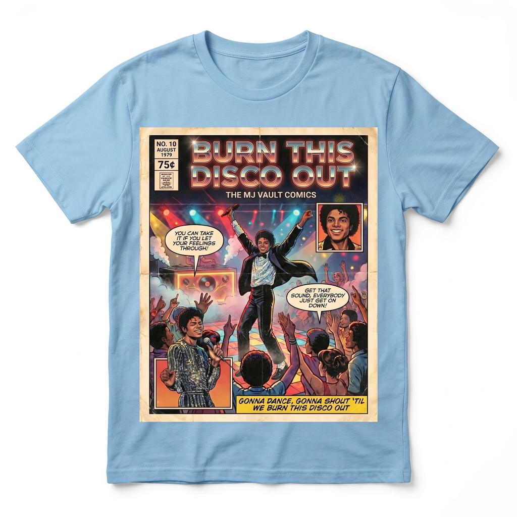 MJ Off The Wall Burn This Disco Out Tee - design 10