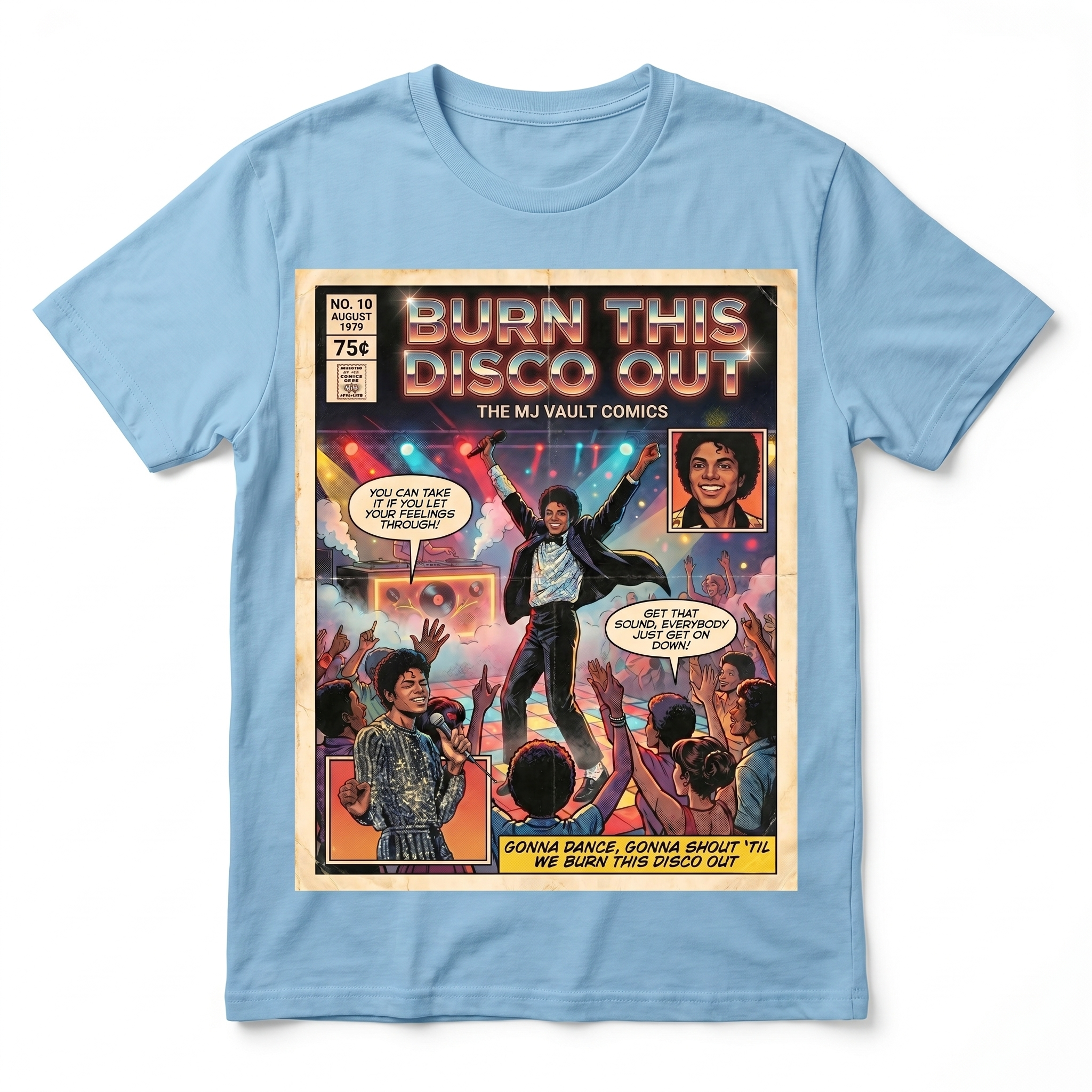MJ Off The Wall Burn This Disco Out Tee - design 10
