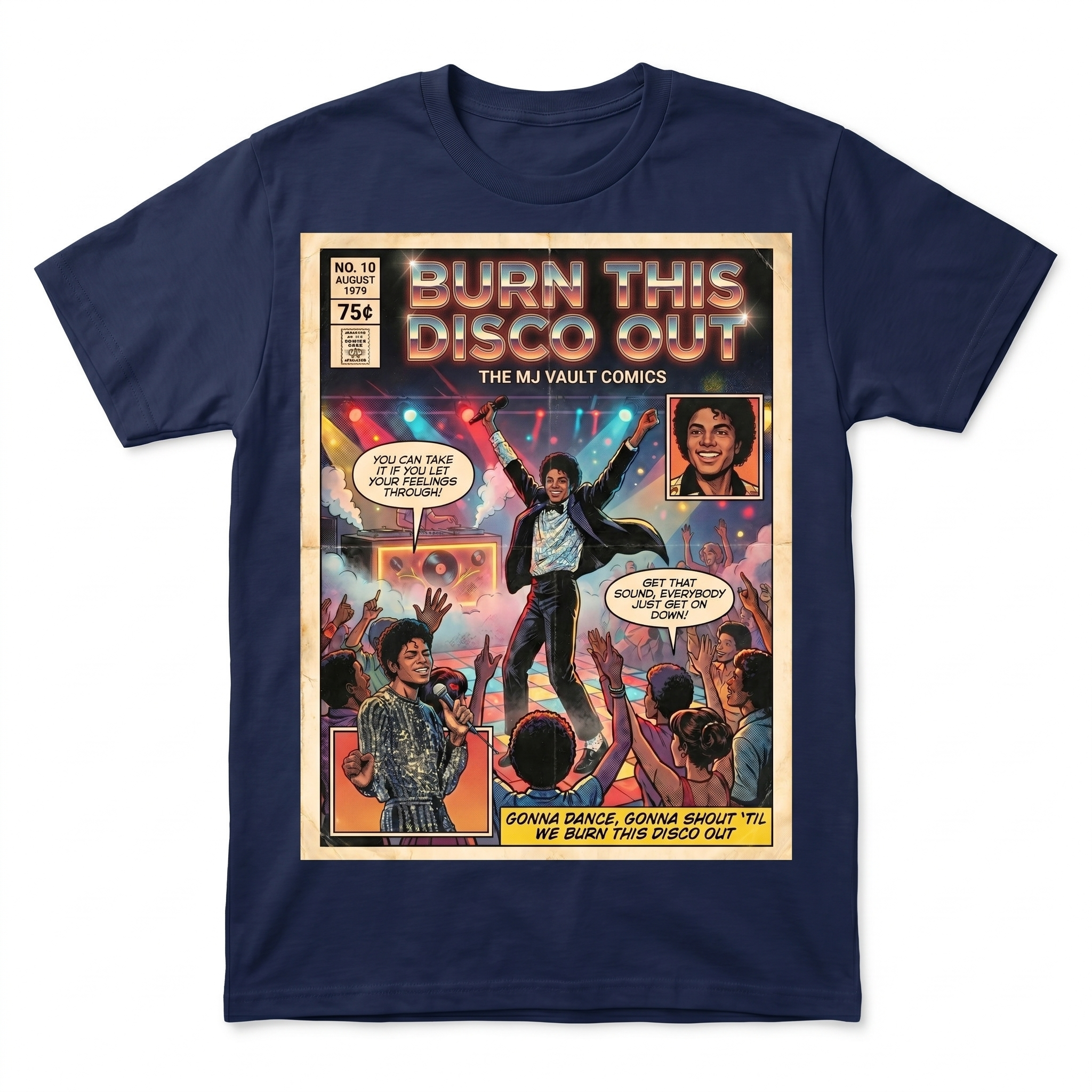 MJ Off The Wall Burn This Disco Out Tee - design 11