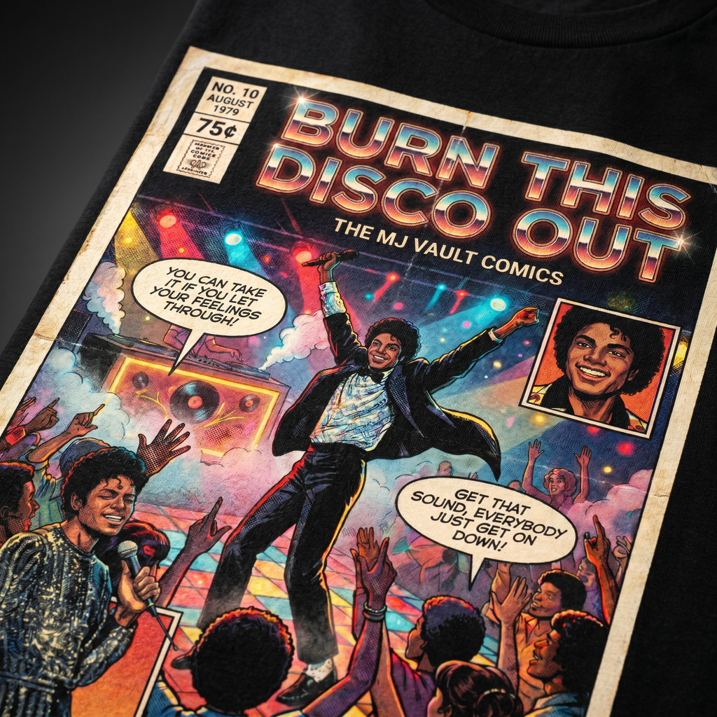 MJ Off The Wall Burn This Disco Out Tee - design 14