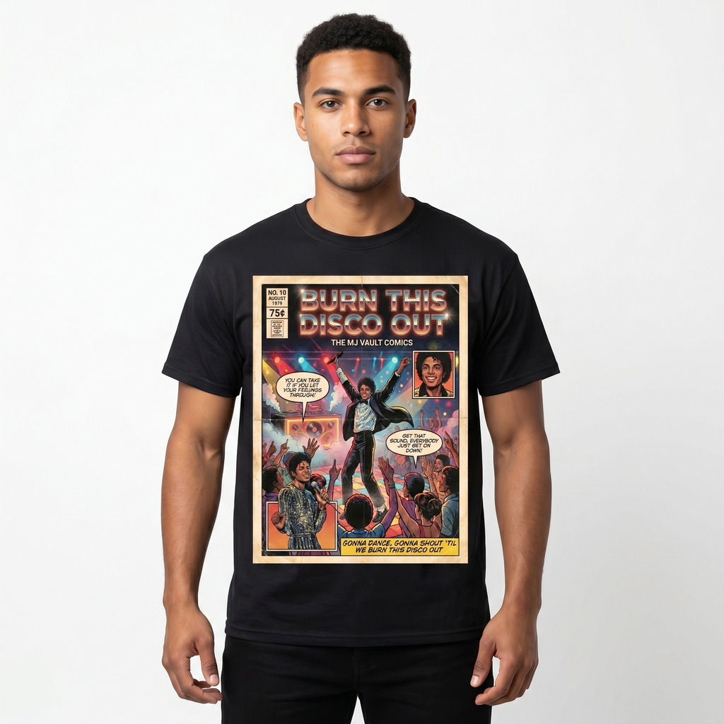 MJ Off The Wall Burn This Disco Out Tee - design 15