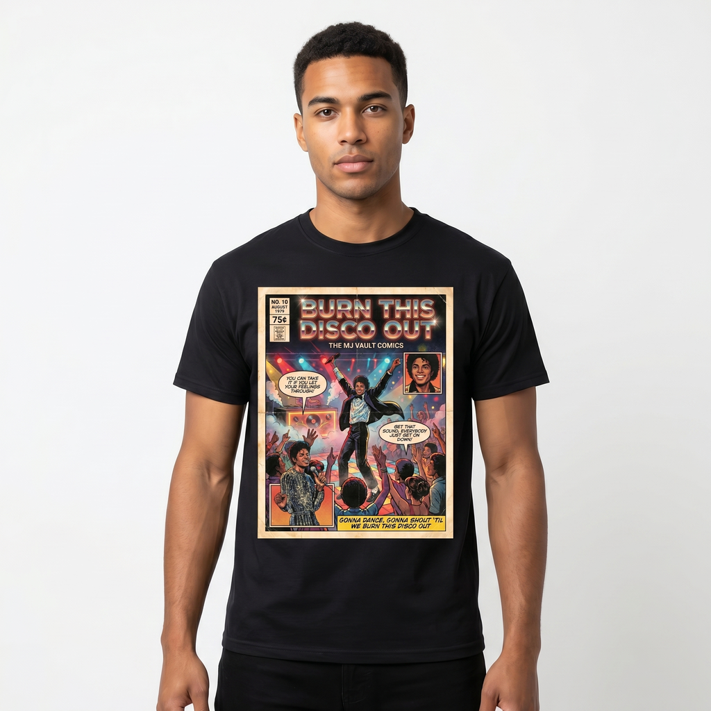 MJ Off The Wall Burn This Disco Out Tee - design 16
