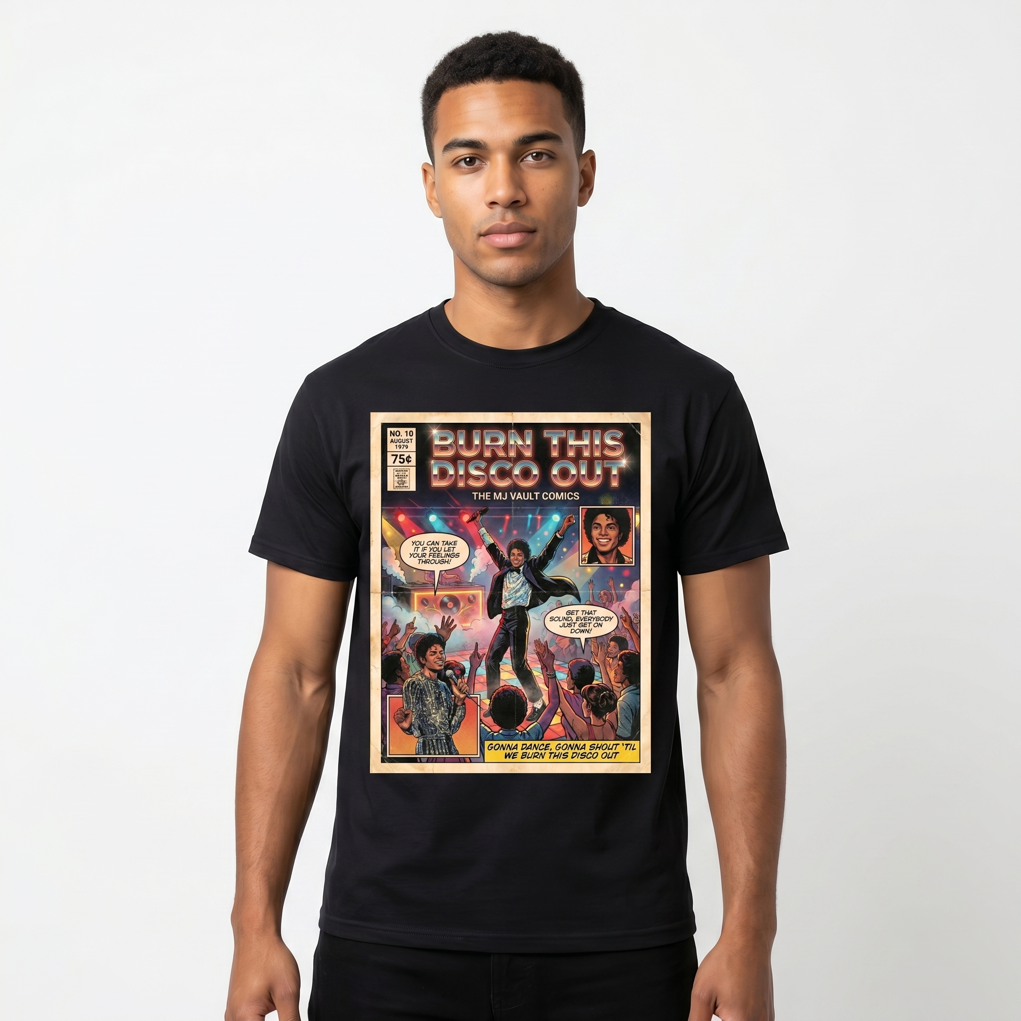 MJ Off The Wall Burn This Disco Out Tee - design 16