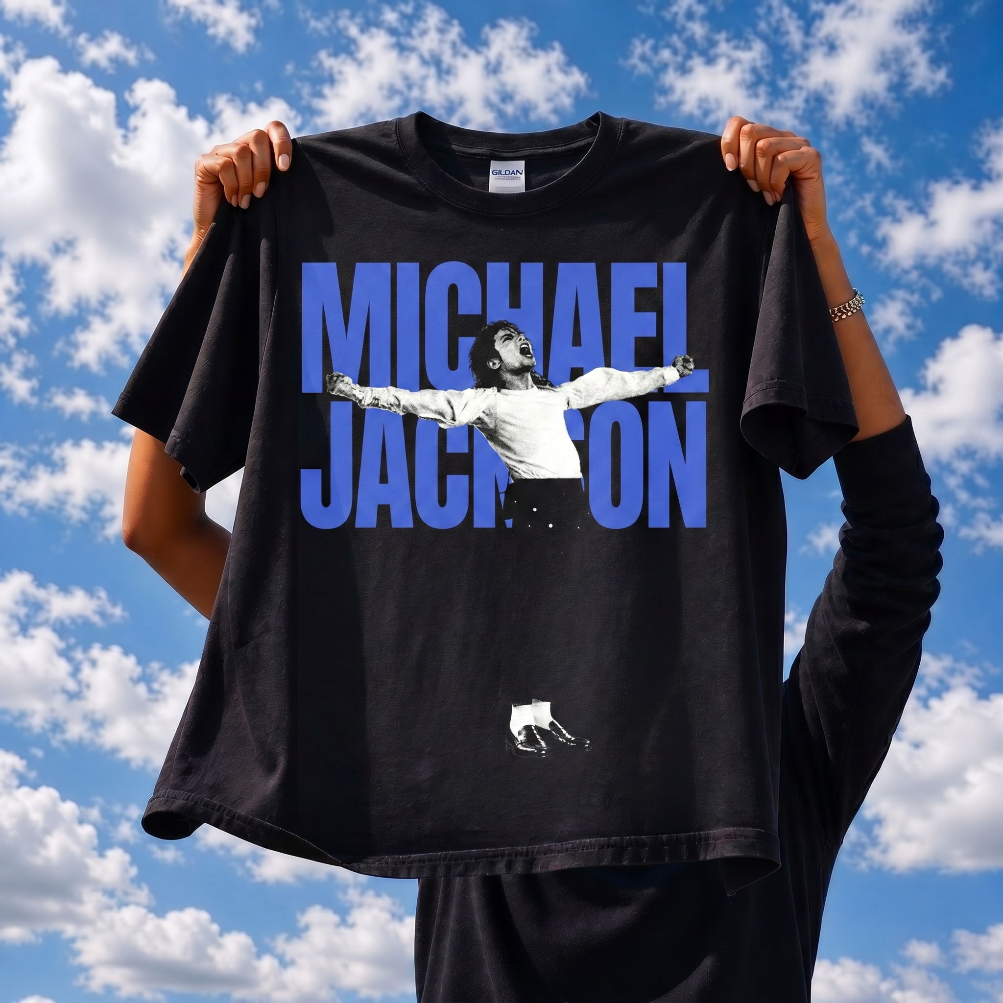 MJ Sketch Art Pop Icon Tee