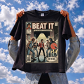 Michael Jackson Beat It Comic Tee