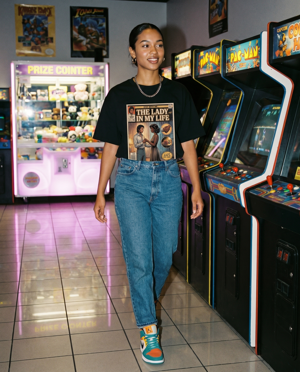 Michael Jackson Lady In My Life Comic Tee