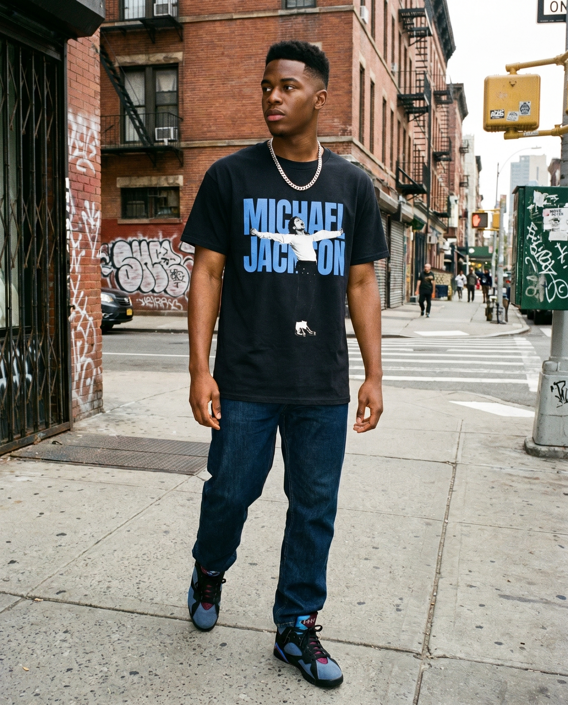 MJ Sketch Art Pop Icon Tee