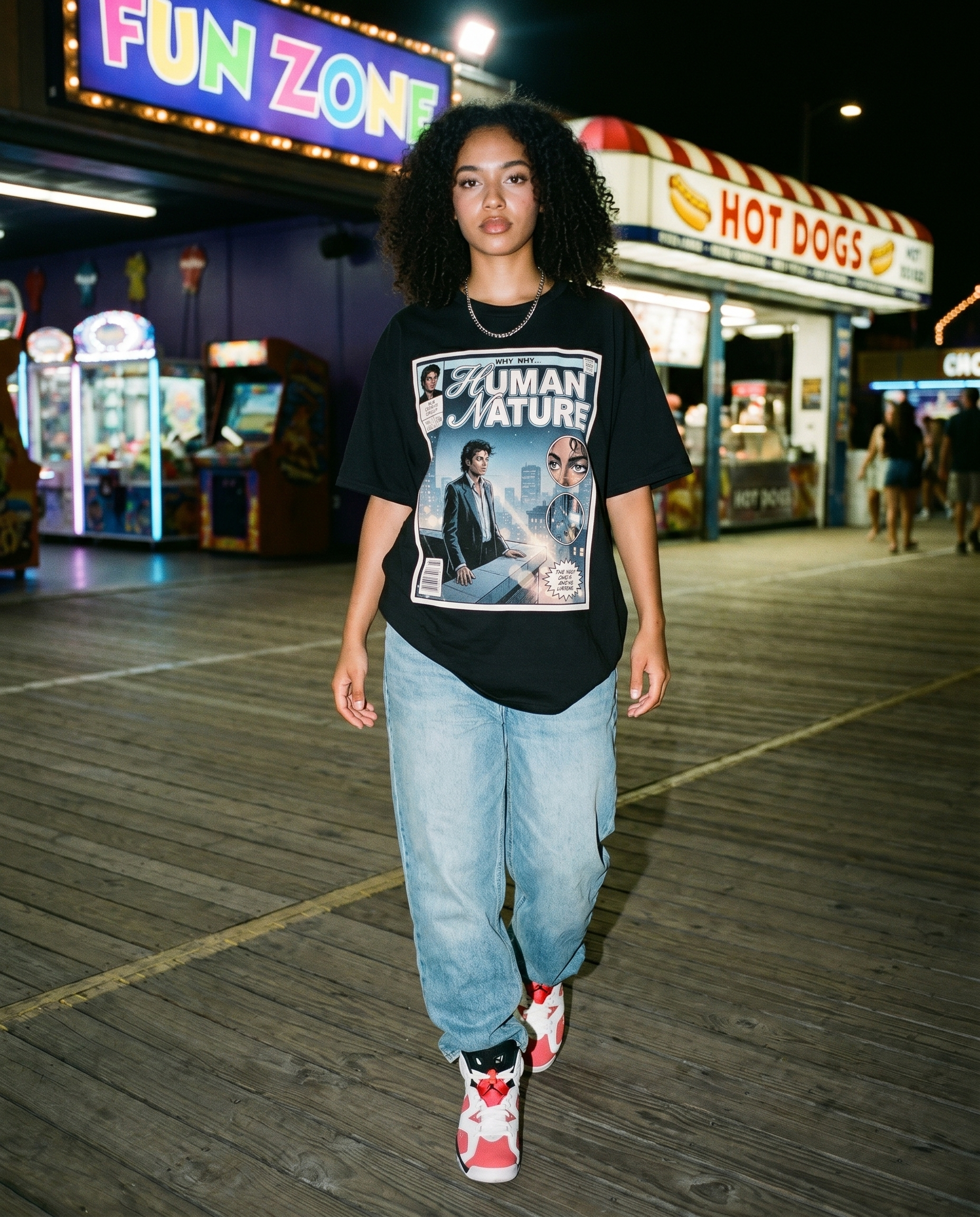 Michael Jackson Human Nature Comic Tee