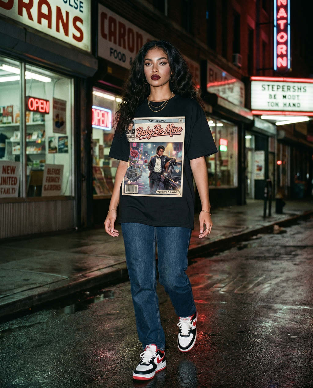 Michael Jackson Baby Be Mine Comic Tee