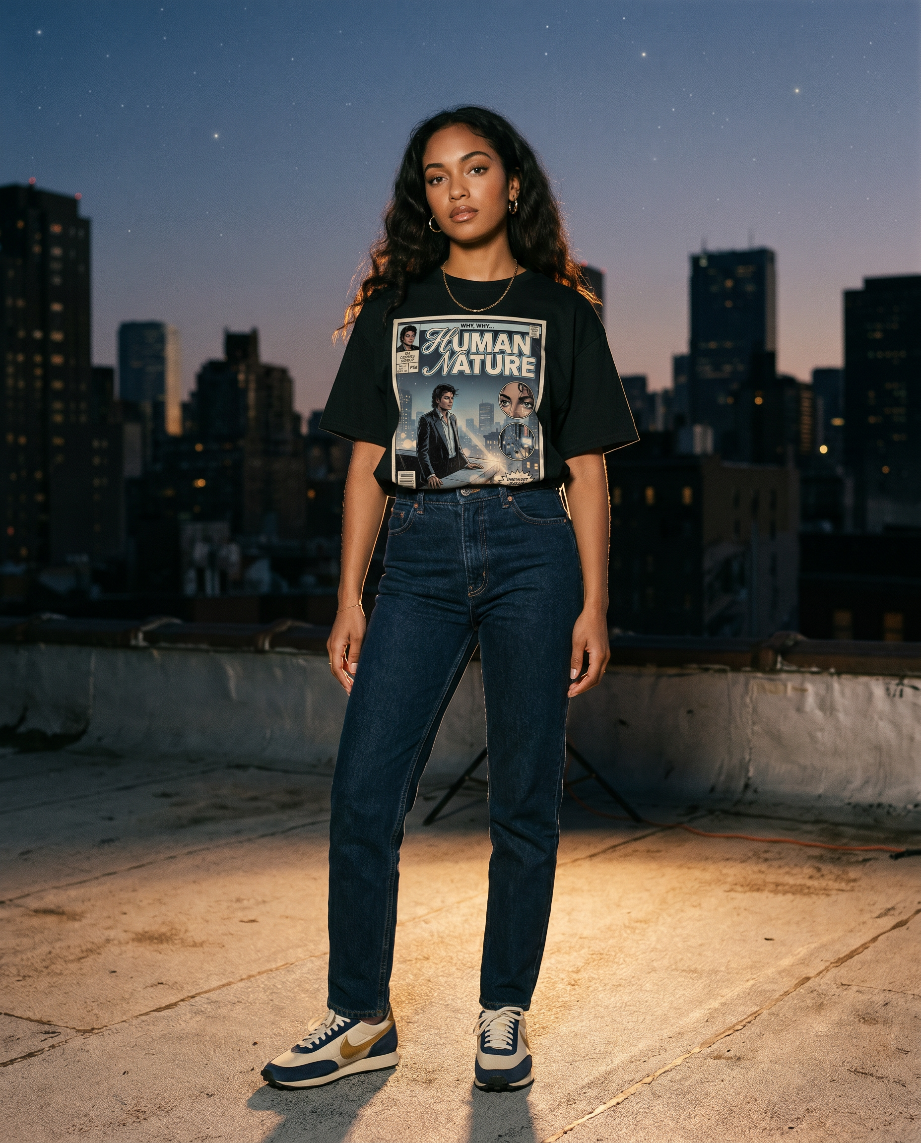 Michael Jackson Human Nature Comic Tee