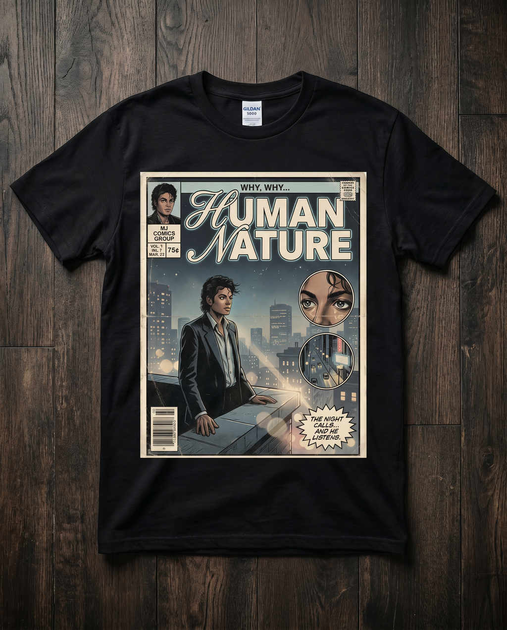 Michael Jackson Human Nature Comic Tee