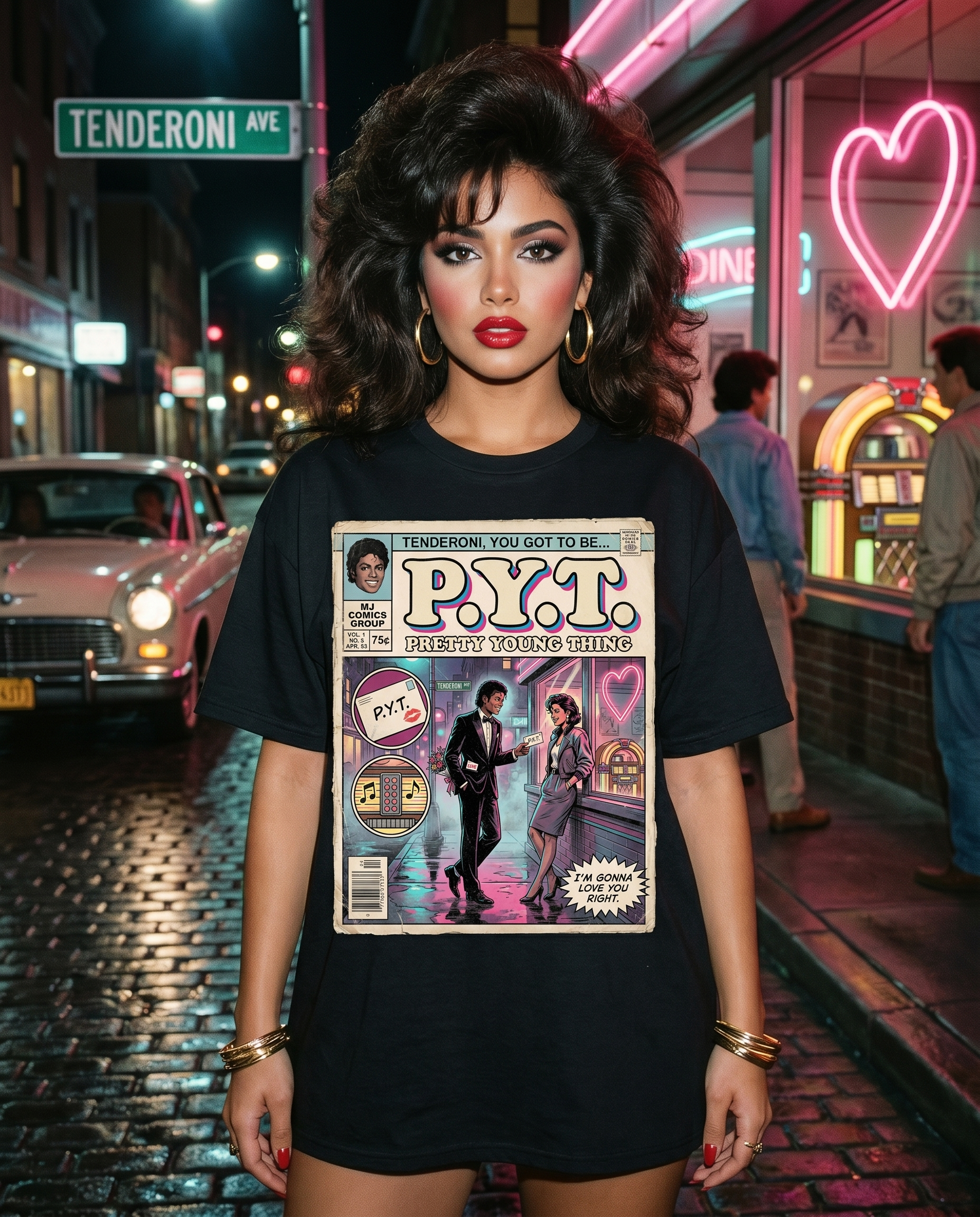 Michael Jackson PYT Comic Tee