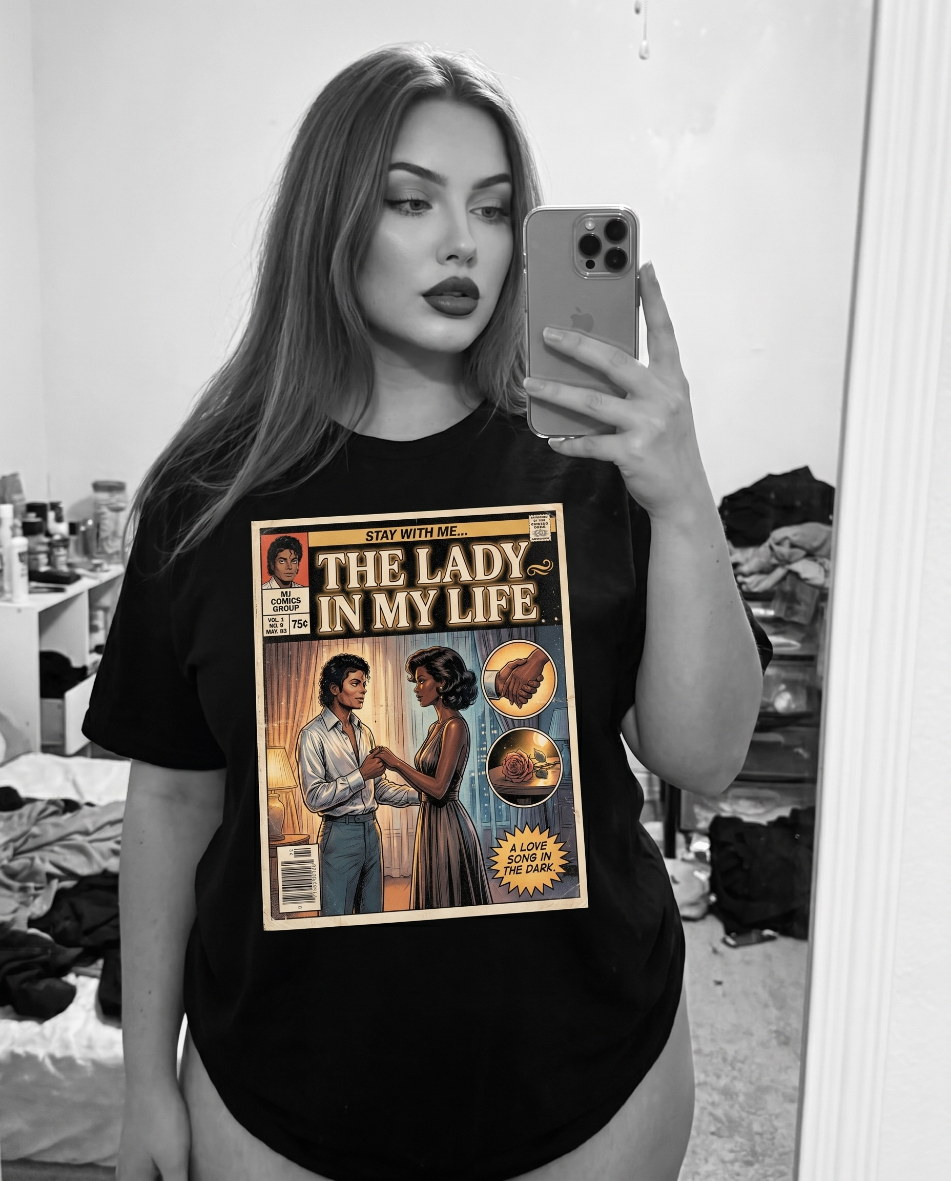 Michael Jackson Lady In My Life Comic Tee