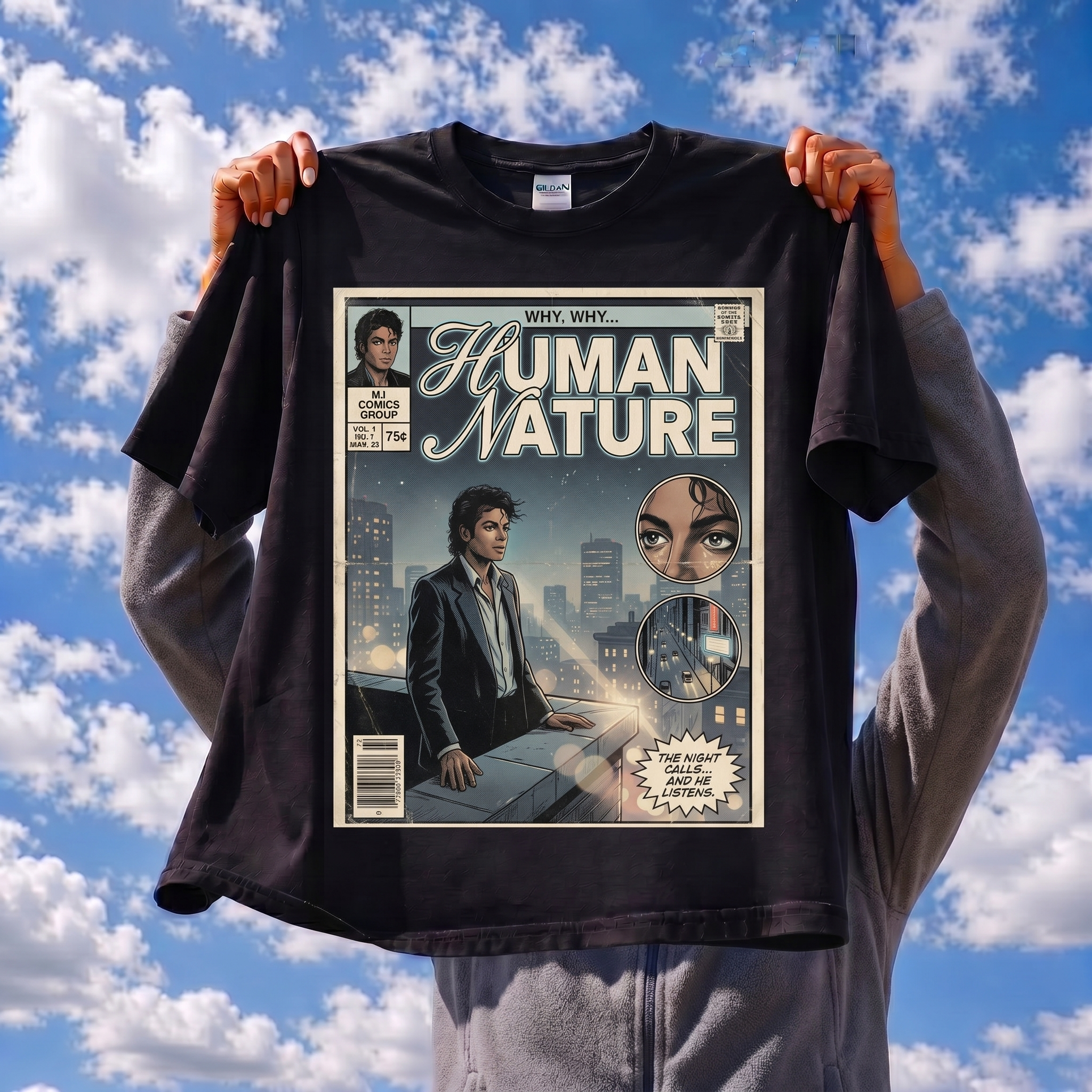 Michael Jackson Human Nature Comic Tee
