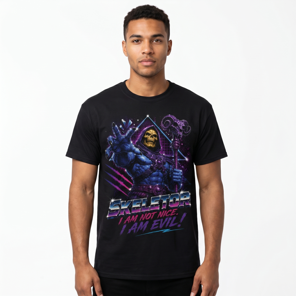 Skeletor Masters of the Universe Tee | Retro 80s Villain Graphic Shirt