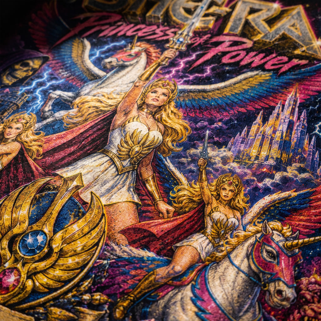 She-Ra Princess of Power Graphic Tee | Vintage 80s Fantasy Shirt