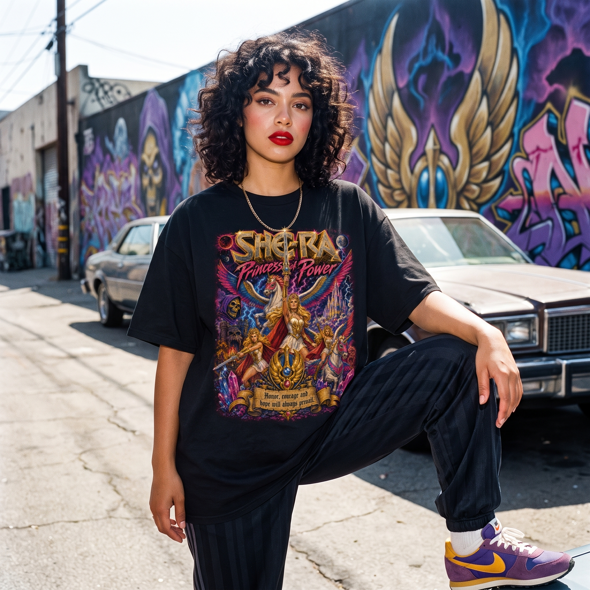 She-Ra Princess of Power Graphic Tee | Vintage 80s Fantasy Shirt