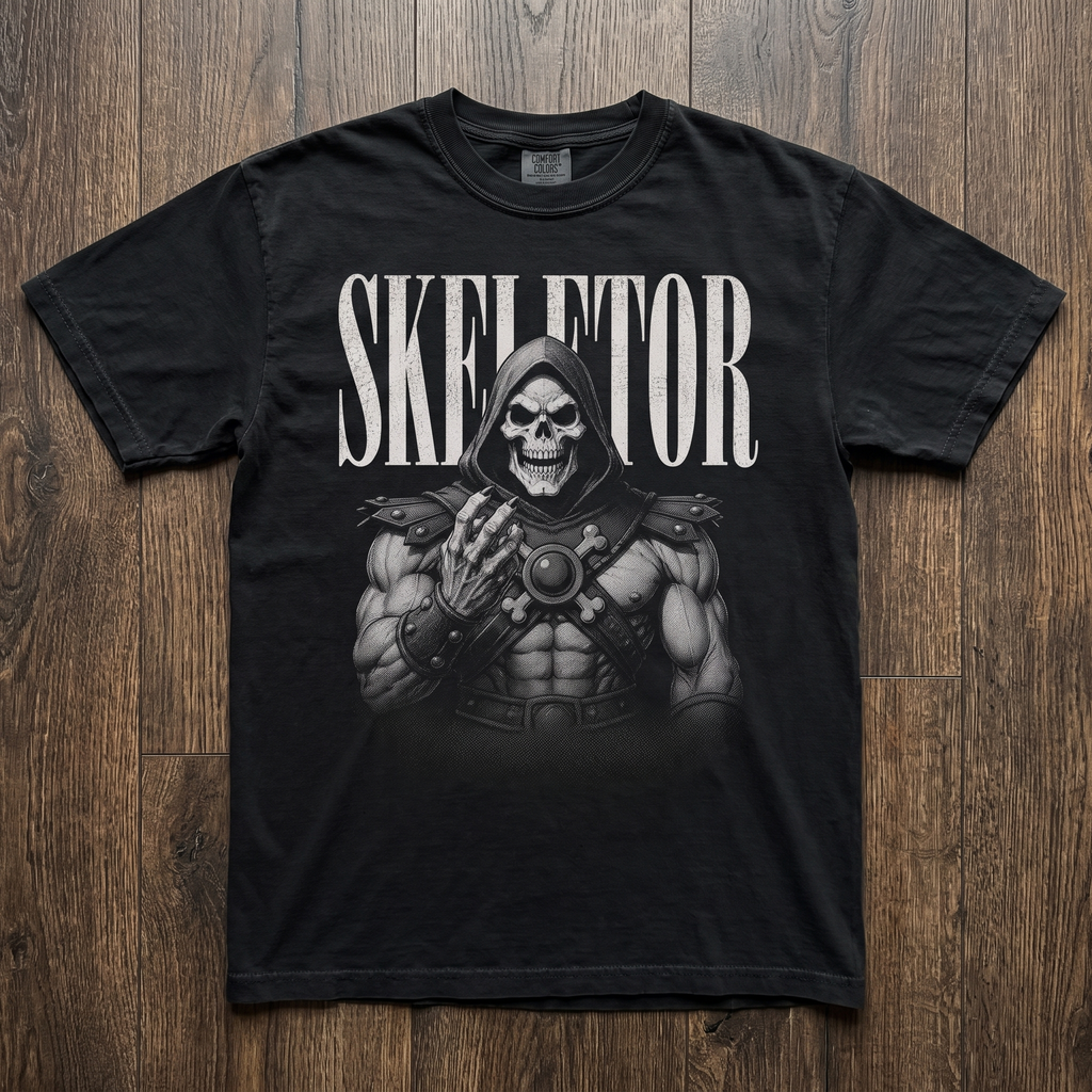 Skeletor T-Shirt | Masters of the Universe Retro Villain Comfort Colors Tee