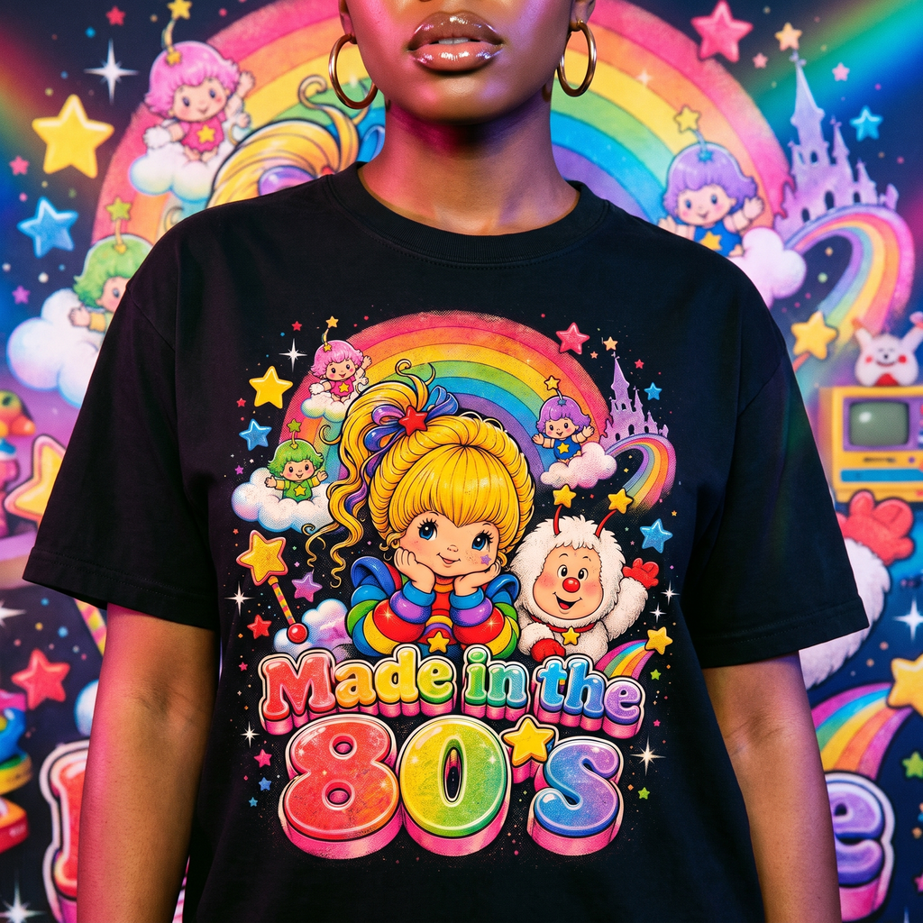 Rainbow Brite Made in the 80s T-Shirt | Retro Cartoon Tee