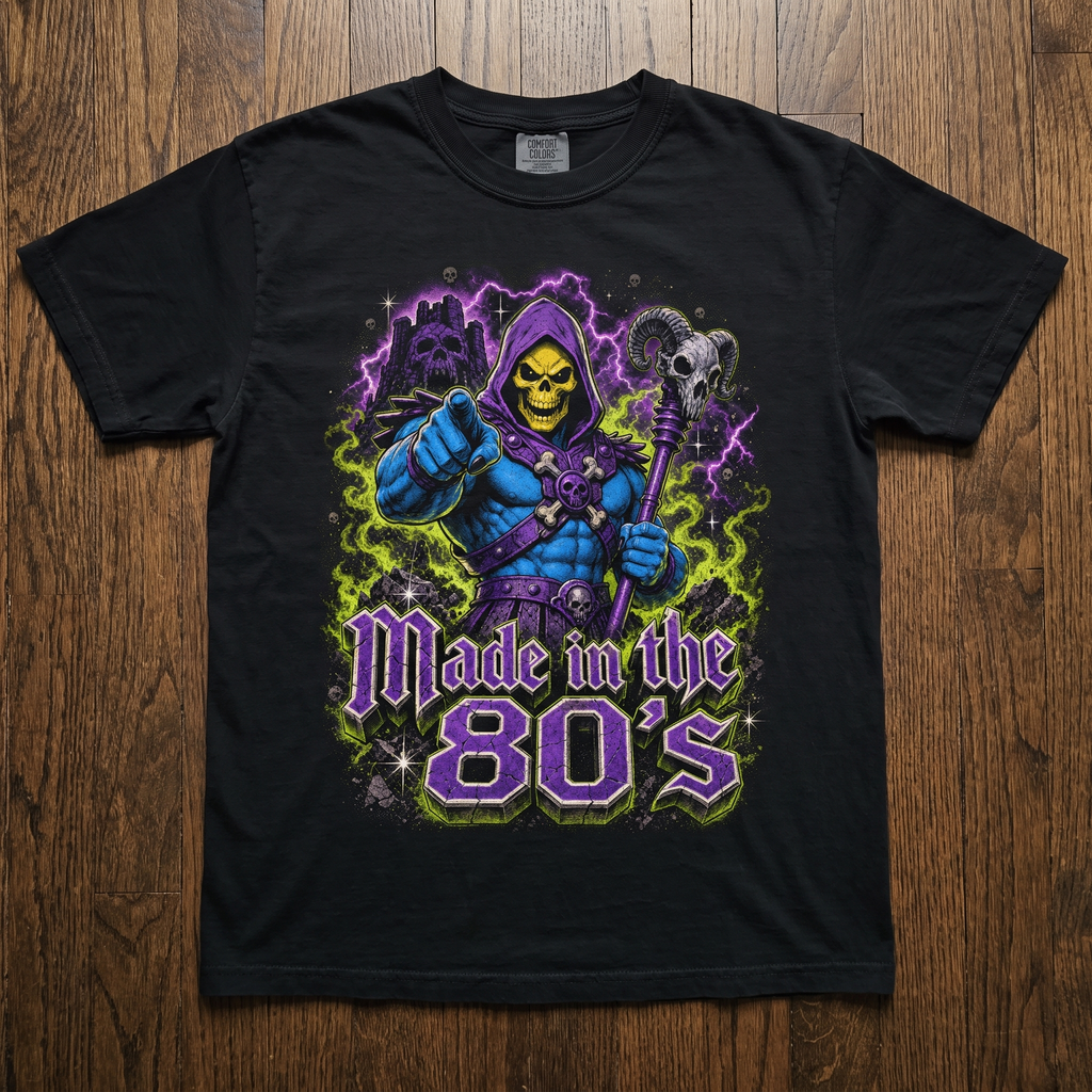 Skeletor Made in the 80s T-Shirt | Masters of the Universe Retro