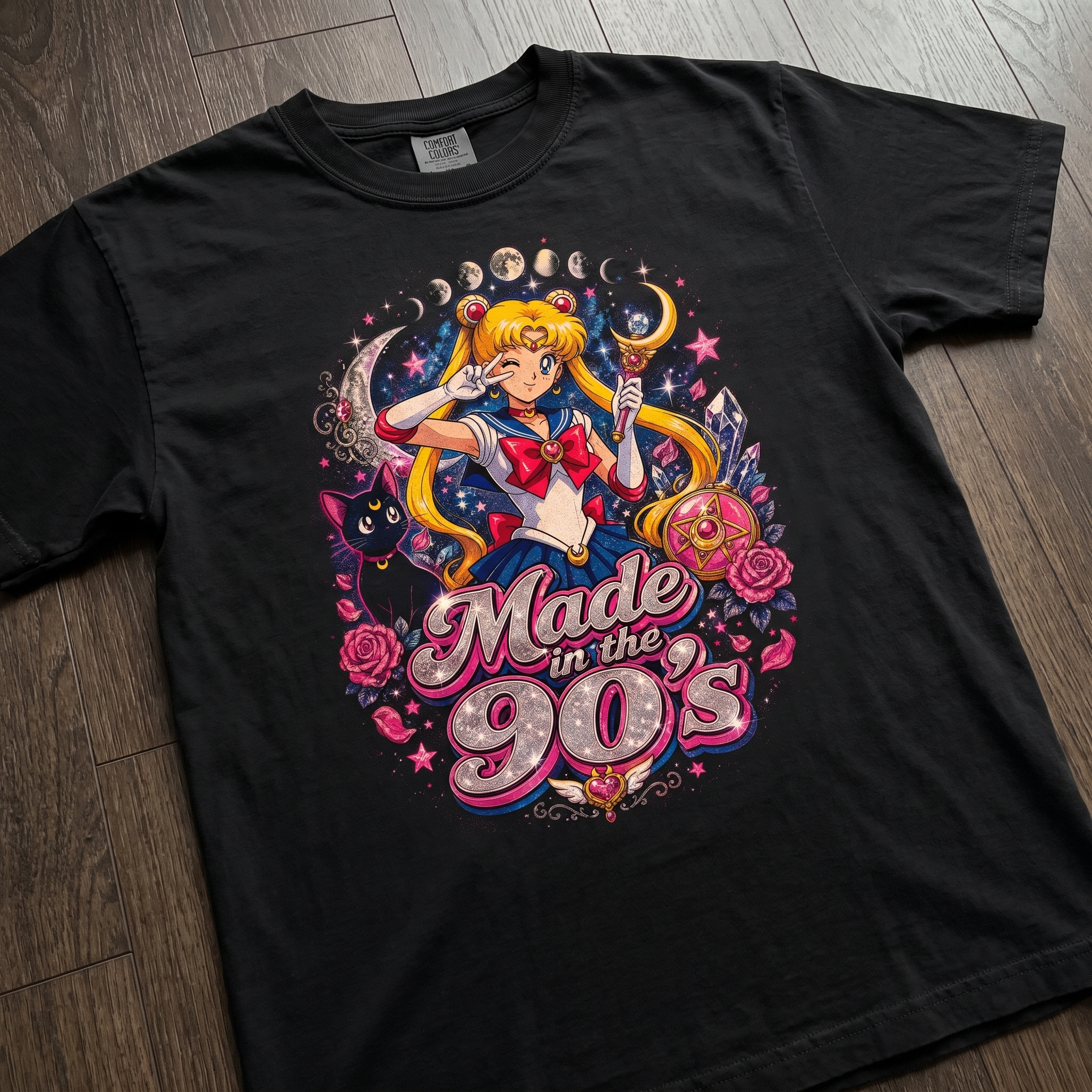 Sailor Moon 90s Retro Anime Comfort Colors T-shirt