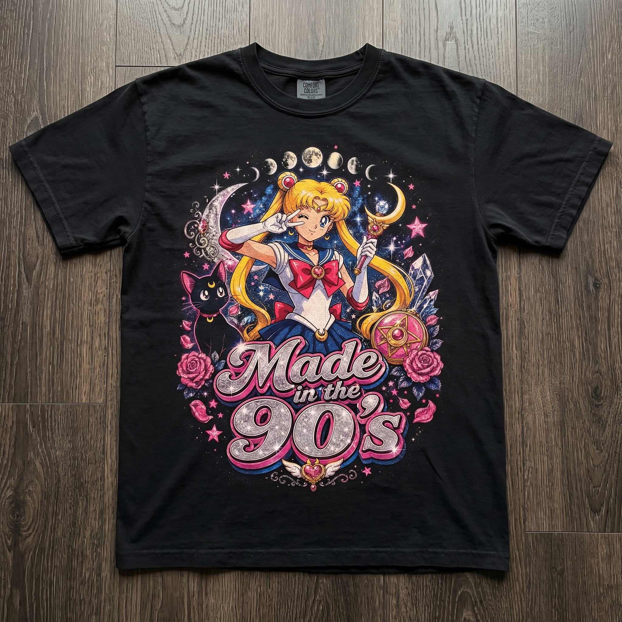 Sailor Moon 90s Retro Anime Comfort Colors T-shirt
