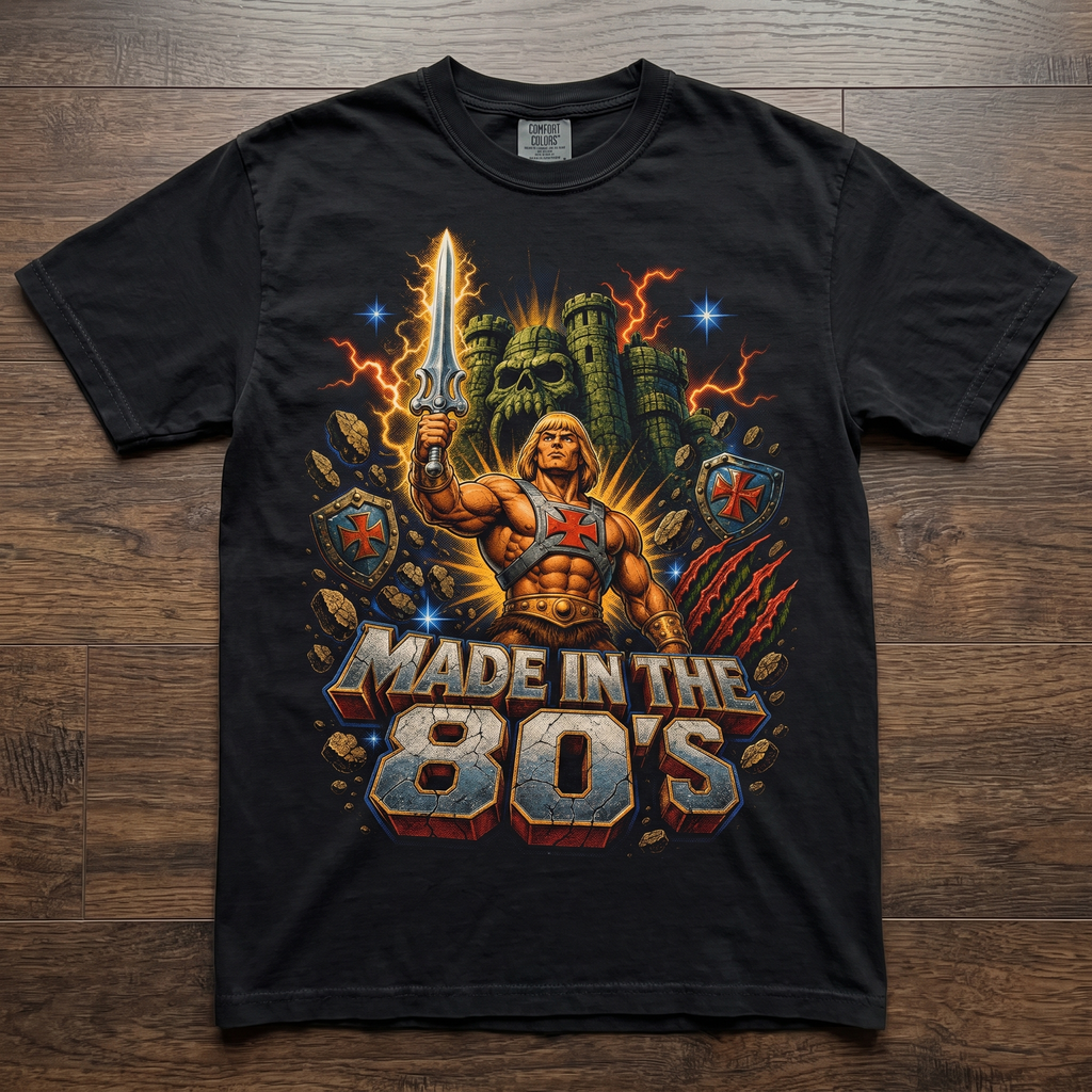 He-Man Made in the 80s Graphic Tee | Masters of the Universe Shirt