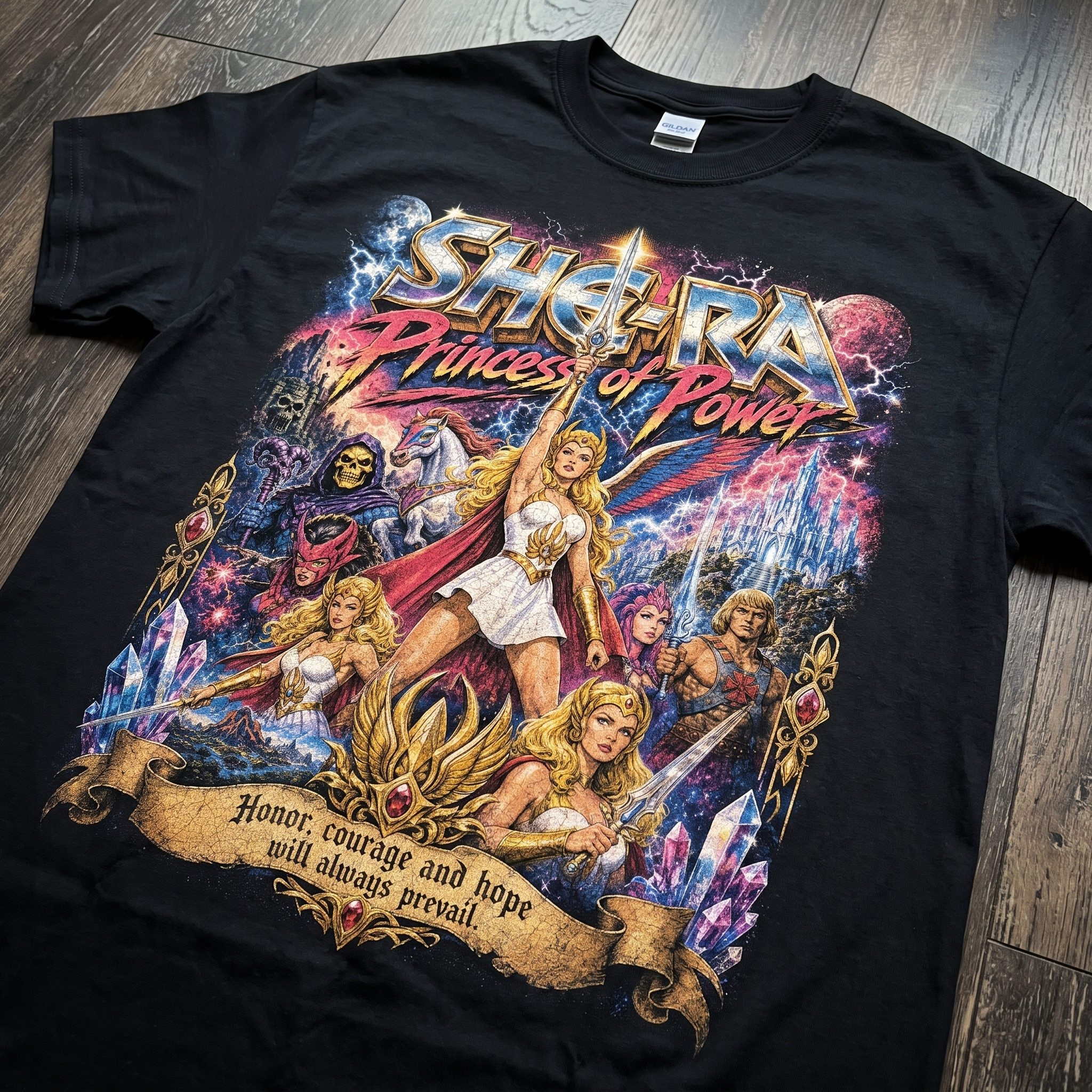 She-Ra Princess of Power T-Shirt | Vintage Bootleg Fantasy Tee