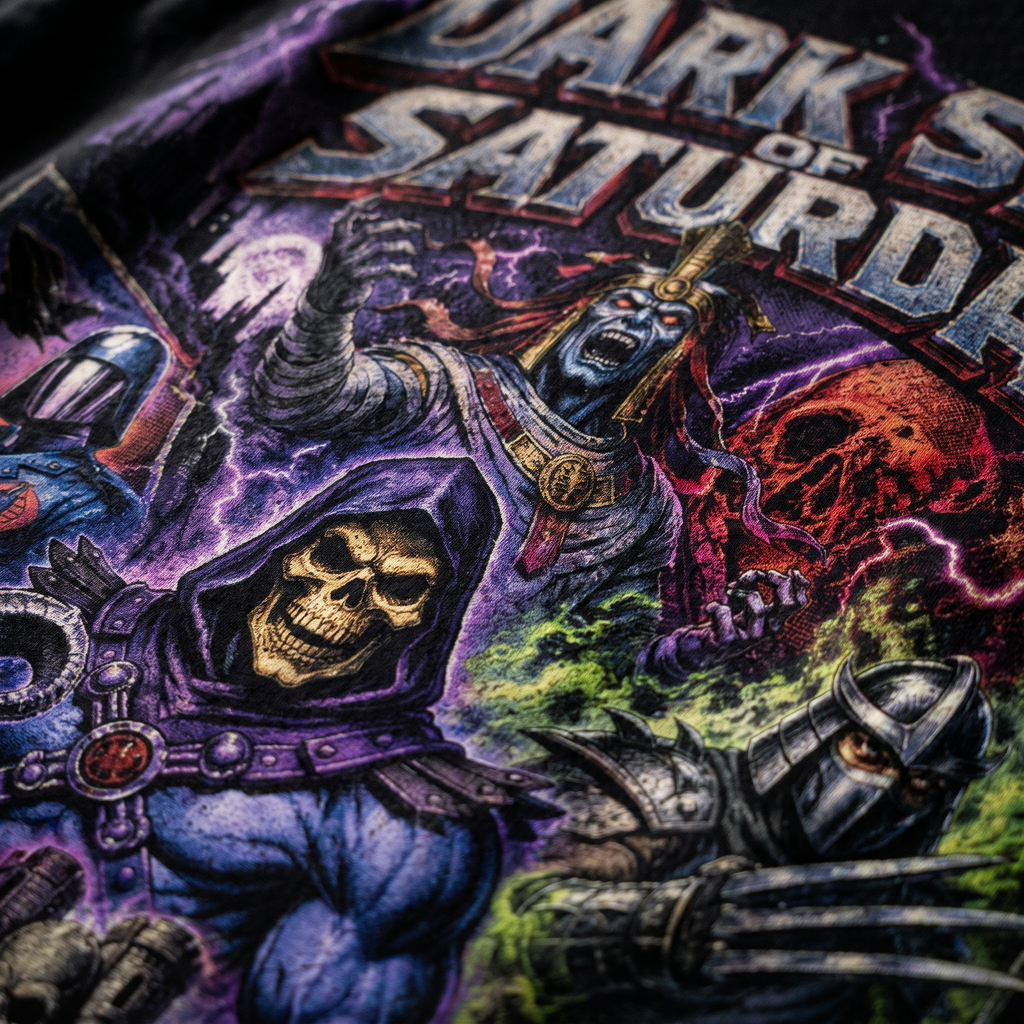 Dark Side of Saturday Villains Tee | Retro 80s Cartoon Bad Guys Shirt