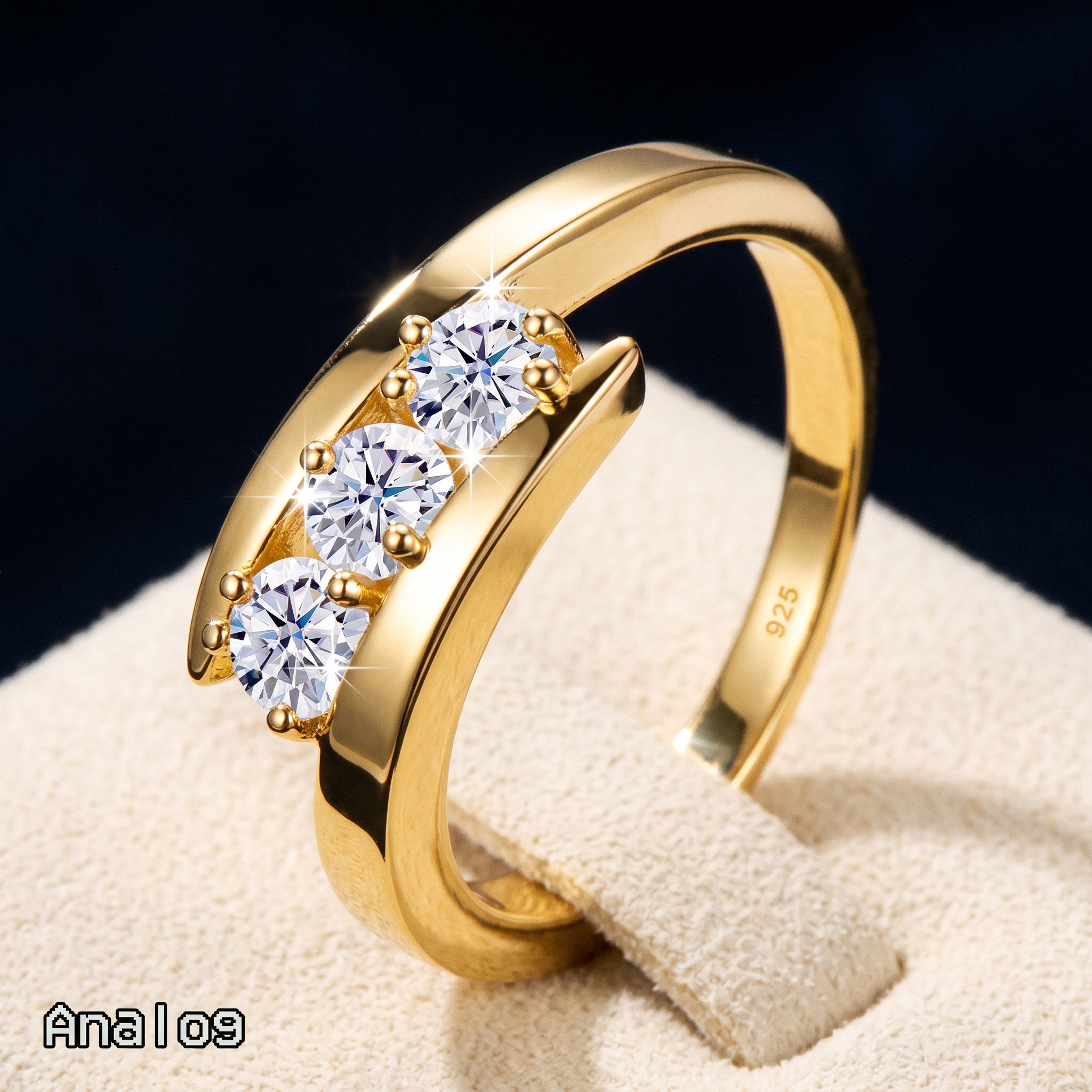Three Stone Promise by Analog Imprints