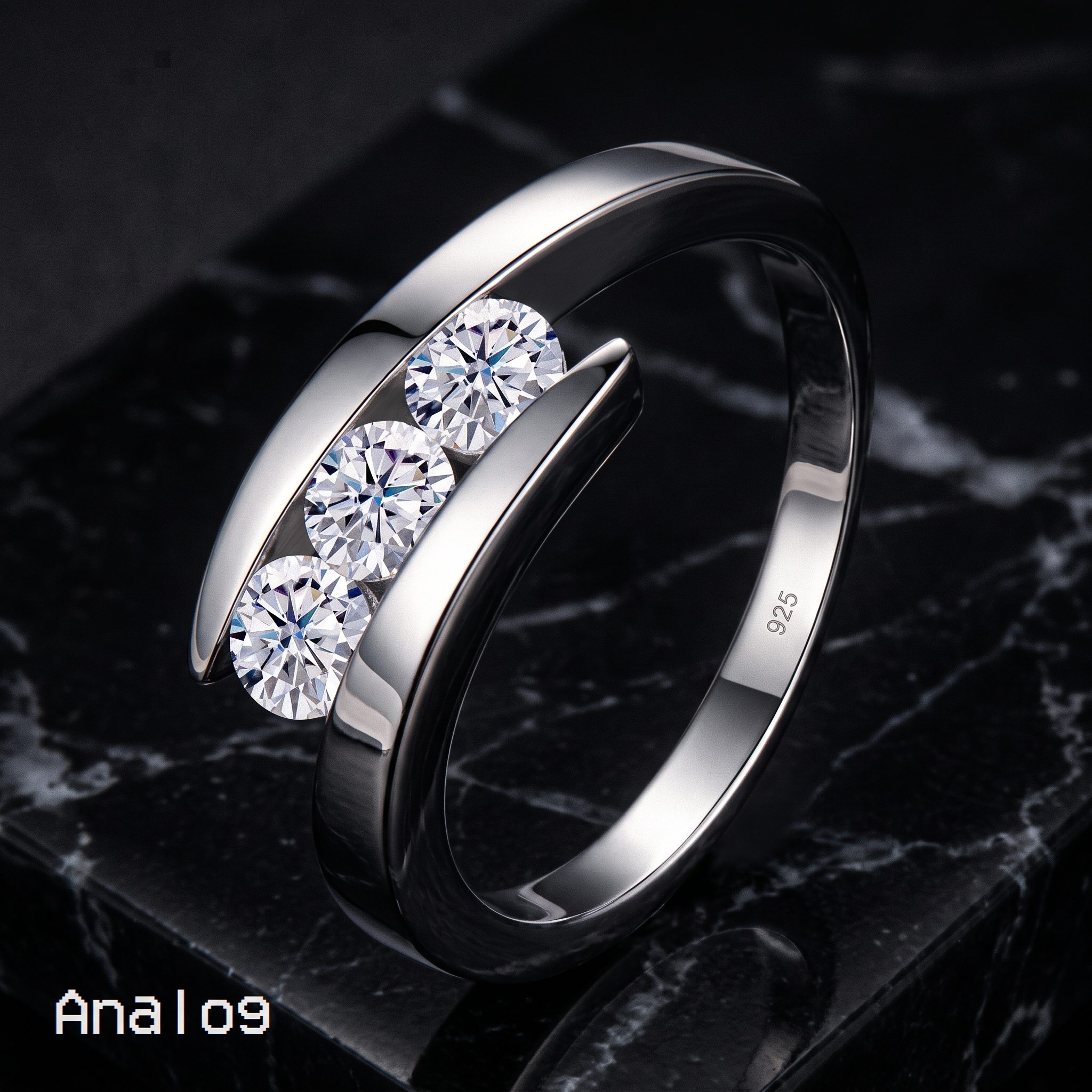 Three Stone Promise by Analog Imprints