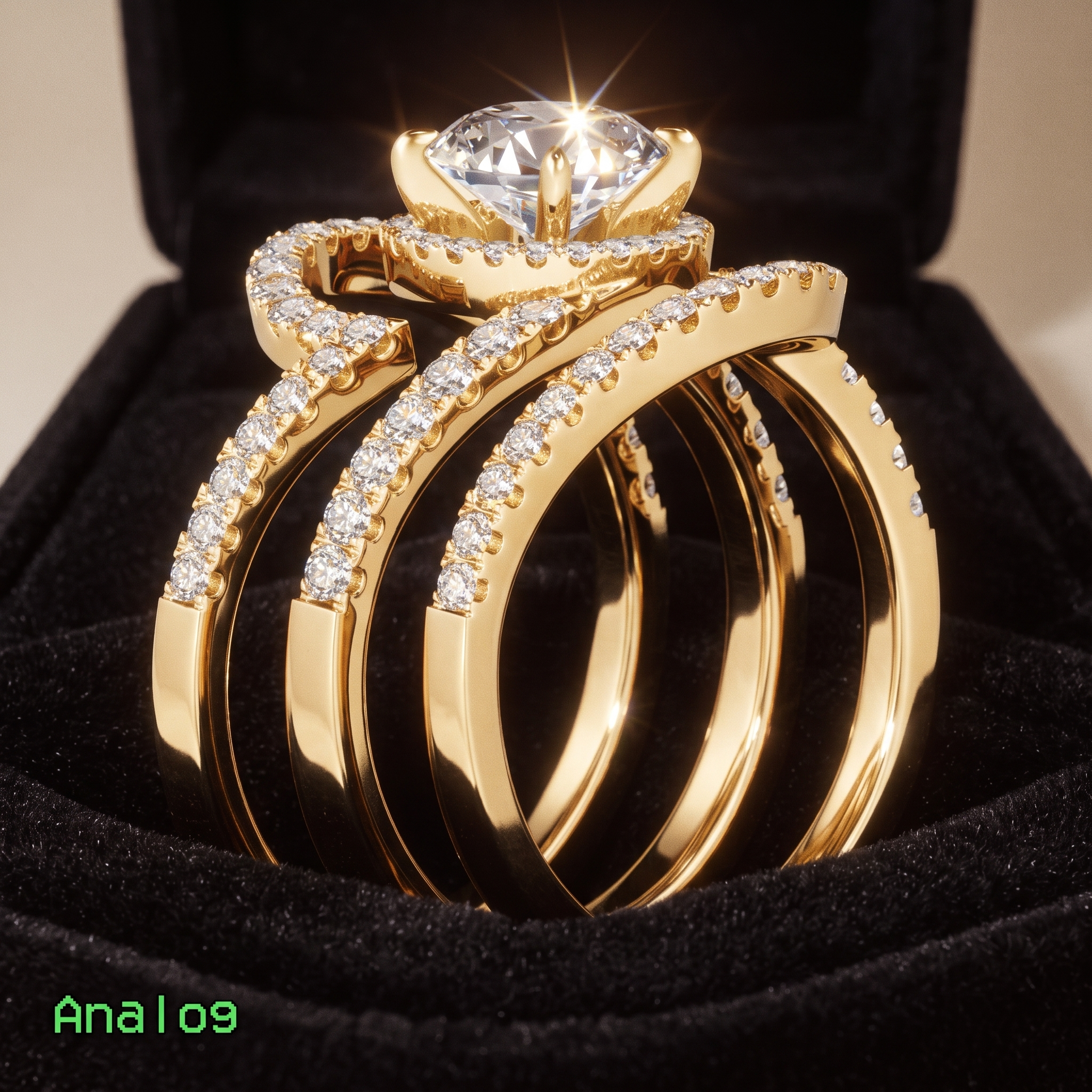 Gilded Pair by Analog Imprints