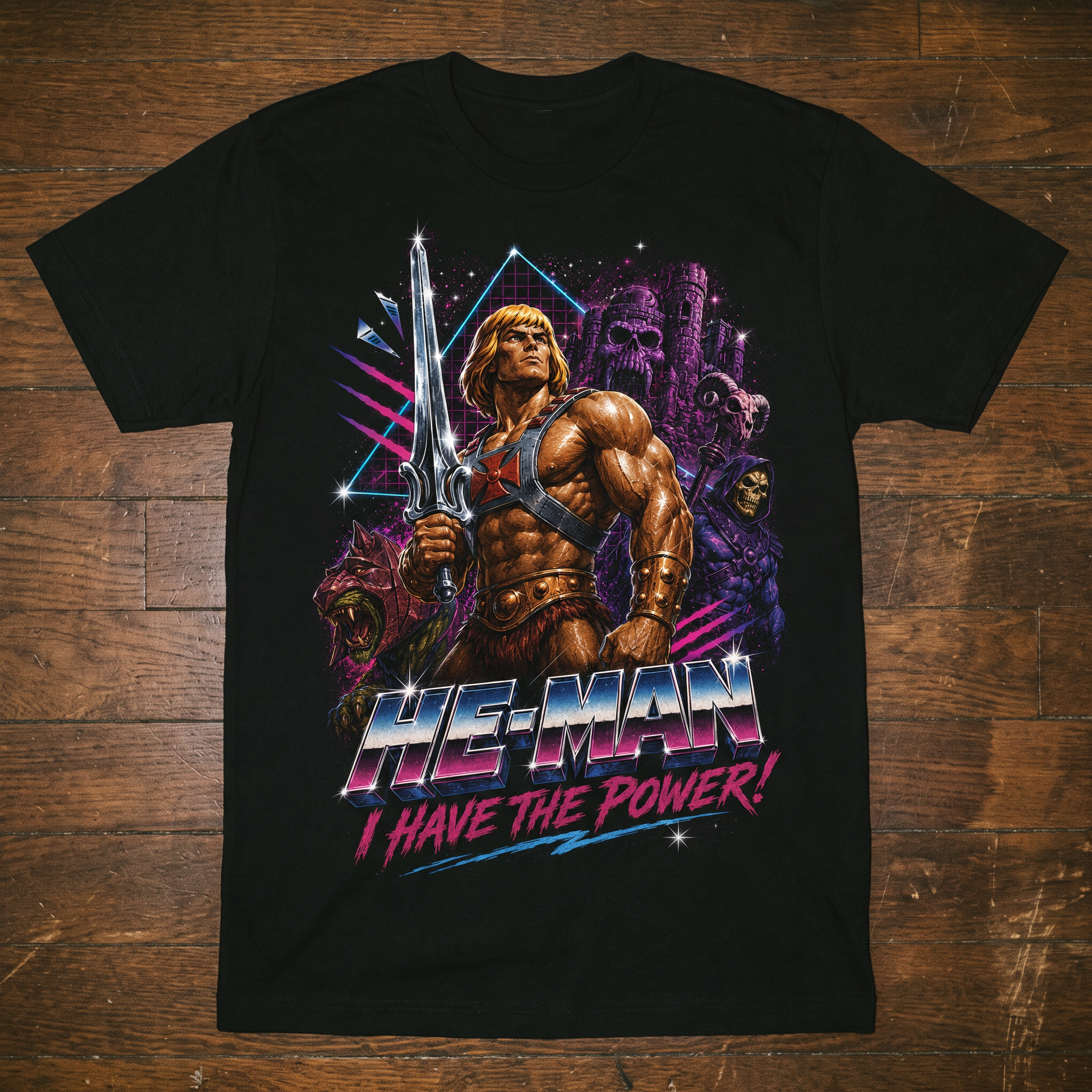 He-Man I Have The Power Tee | Retro 80s Masters of the Universe Graphic Shirt
