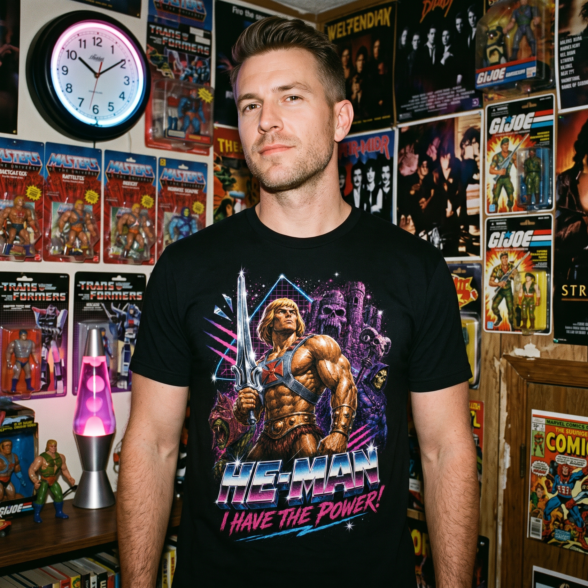 He-Man I Have The Power Tee | Retro 80s Masters of the Universe Graphic Shirt