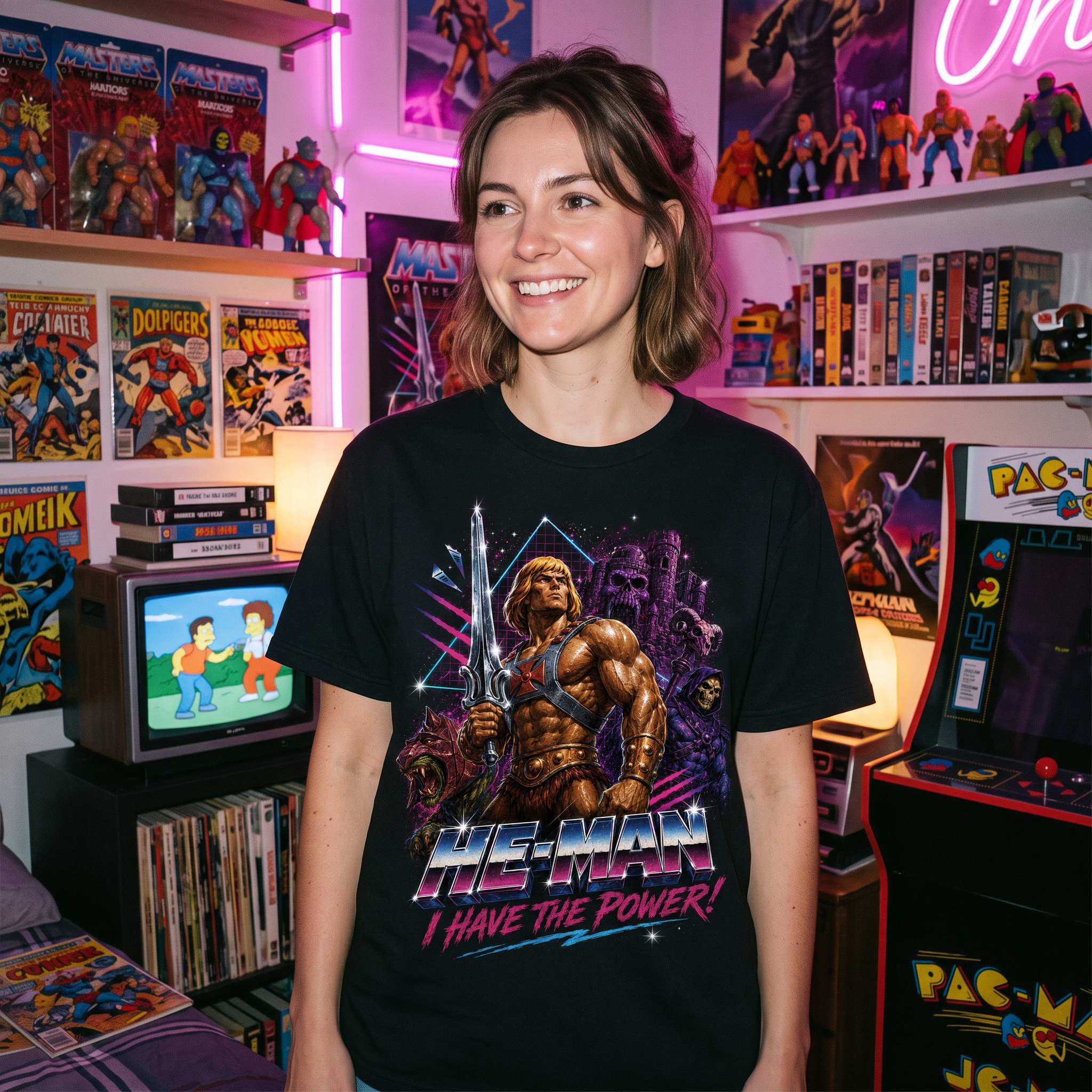 He-Man I Have The Power Tee | Retro 80s Masters of the Universe Graphic Shirt