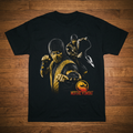 Mortal Kombat Scorpion Halftone Gaming Unisex T-Shirt