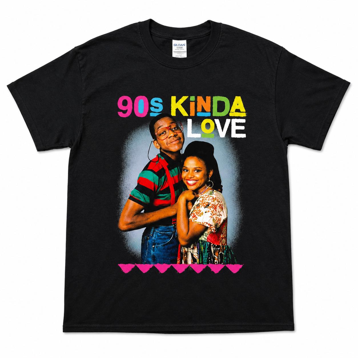 90s Kinda Love | Steve Urkel and Myra Shirt, Family Matters Sitcom Tee