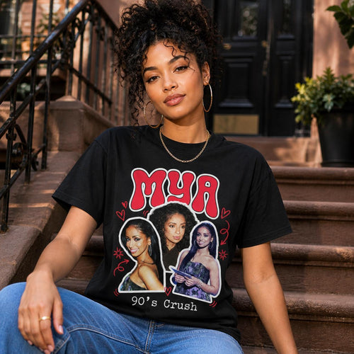 90s Crush | Mya Shirt, R&B Singer Tee, Vintage 90s Bootleg Tee